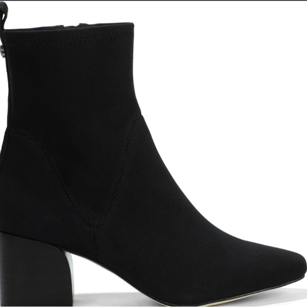 DONALD J. PLINER BOOTS STRETCH SOCK STYLE BLACK 8 1/2